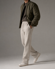 Still Straight Sweatpants in Oat Gray