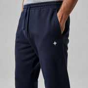 Signature Straight Sweatpants in Navy Blue