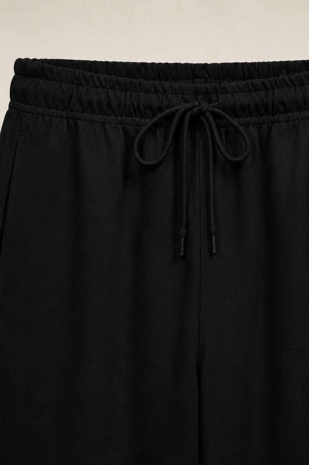 TELLS Straight-Leg Black Sweatpants