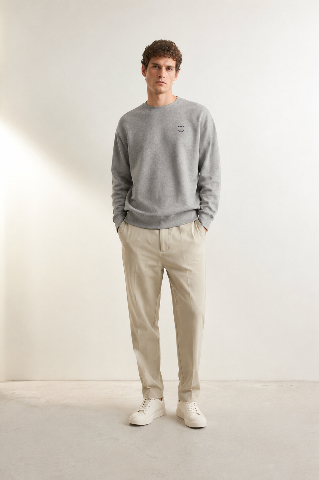 TELLS Signature Mark Gray Sweatshirt