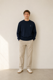 TELLS Signature Mark Navy Sweatshirt