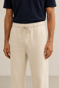 TELLS Straight-Leg Apricot Sweatpants
