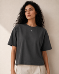 Women’s Signature Star Dark Gray Boxy Tee