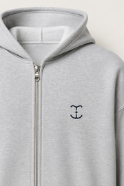 Women’s TELLS Signature Gray Zip Hoodie