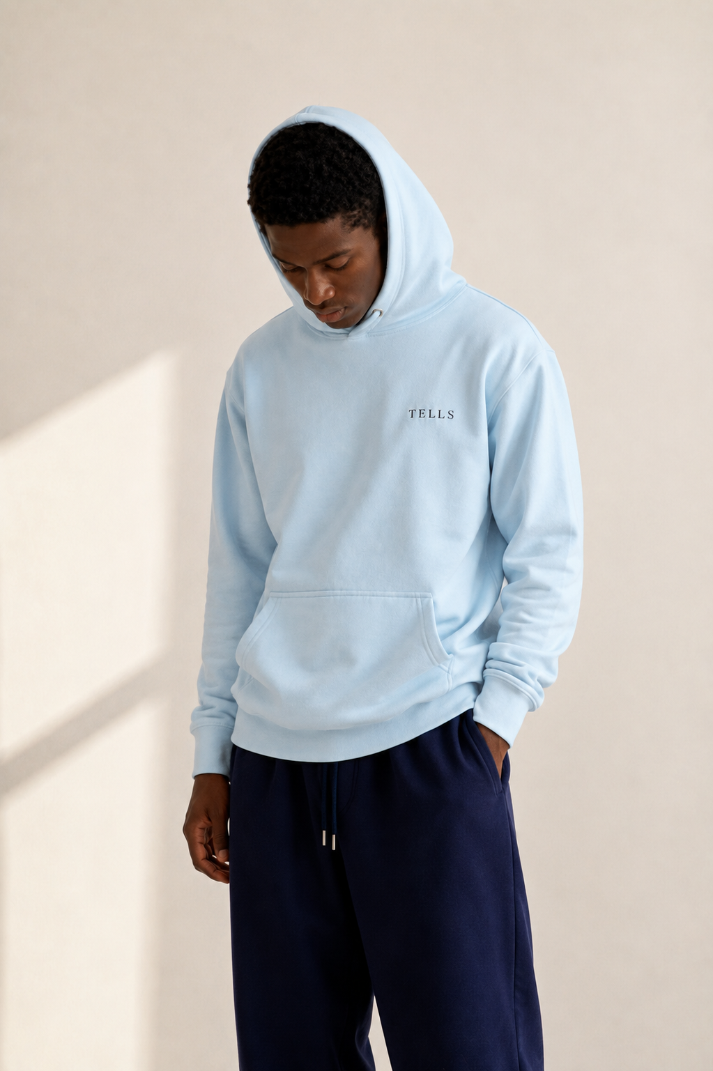 TELLS Premium Pullover Baby Blue Hoodie