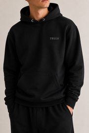 TELLS Premium Pullover Black Hoodie