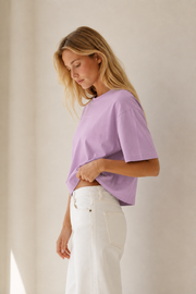 Women’s TELLS Signature Pink Boxy Tee