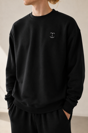 TELLS Signature Mark Black Sweatshirt