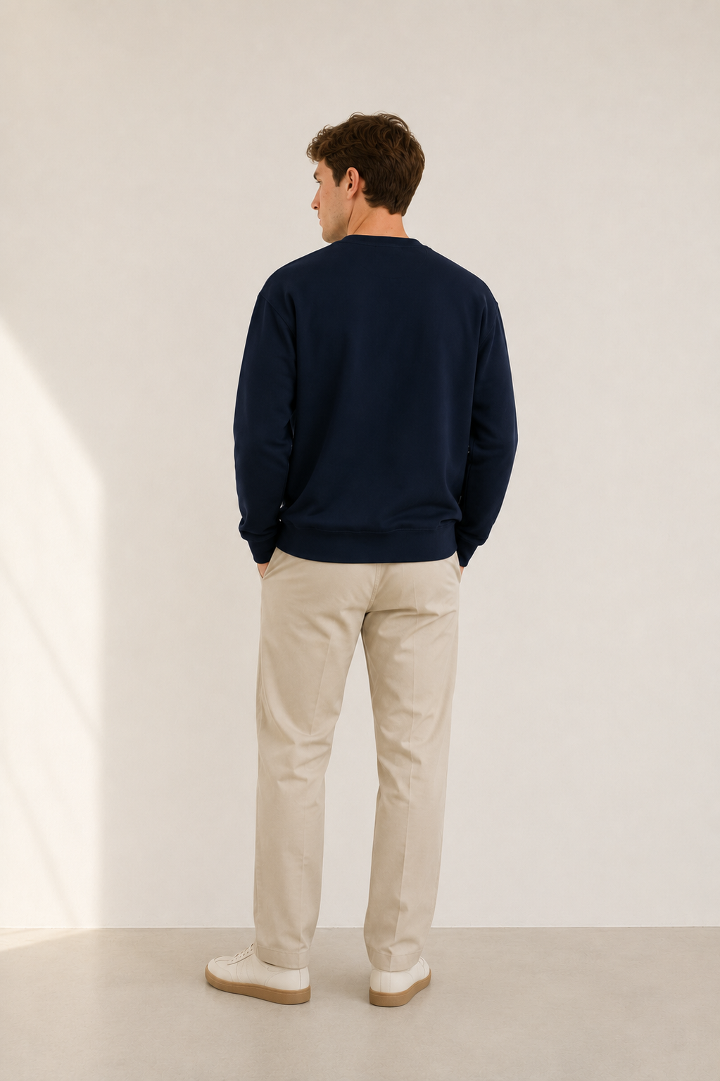 TELLS Signature Mark Navy Sweatshirt