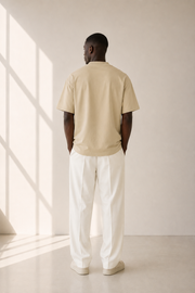 TELLS Signature Oversized Beige T-Shirt