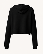 Women’s TELLS Signature Cropped Black Hoodie