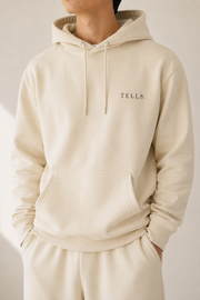 TELLS Premium Pullover Beige Hoodie