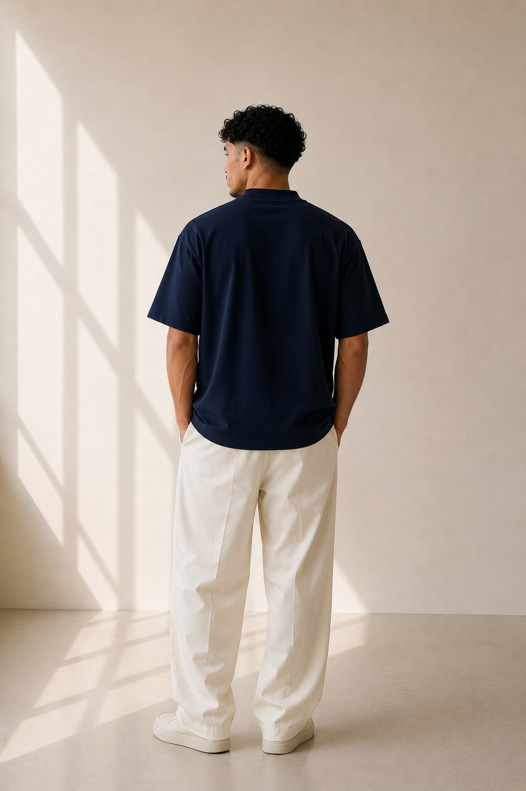 TELLS Signature Oversized Navy T-Shirt