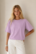 Women’s TELLS Signature Pink Boxy Tee