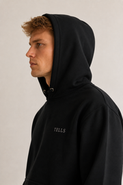 TELLS Premium Pullover Black Hoodie