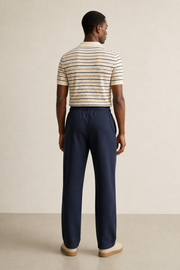 TELLS Straight-Leg Navy Sweatpants
