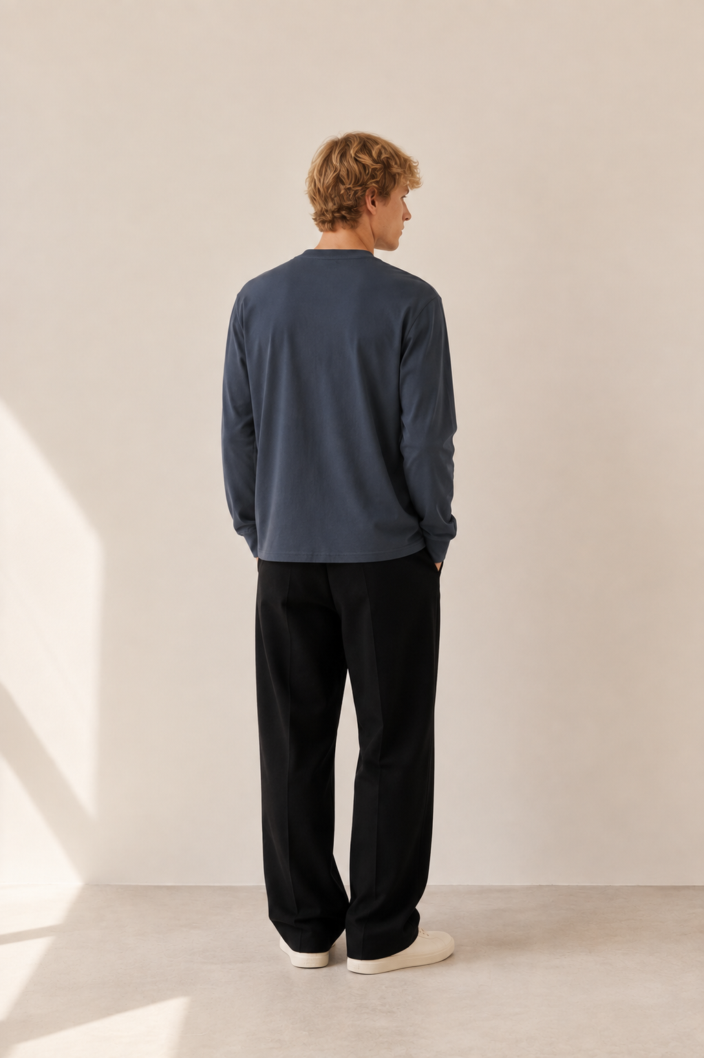 The Real Flex Heavyweight Harbor Blue Long Sleeve