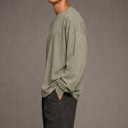 Dune Long Sleeve T-Shirt in Gray Green