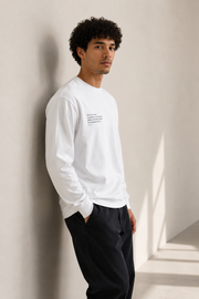 The Real Flex Heavyweight White Long Sleeve