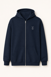 Women’s TELLS Signature Navy Zip Hoodie