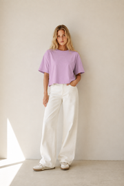 Women’s TELLS Signature Pink Boxy Tee