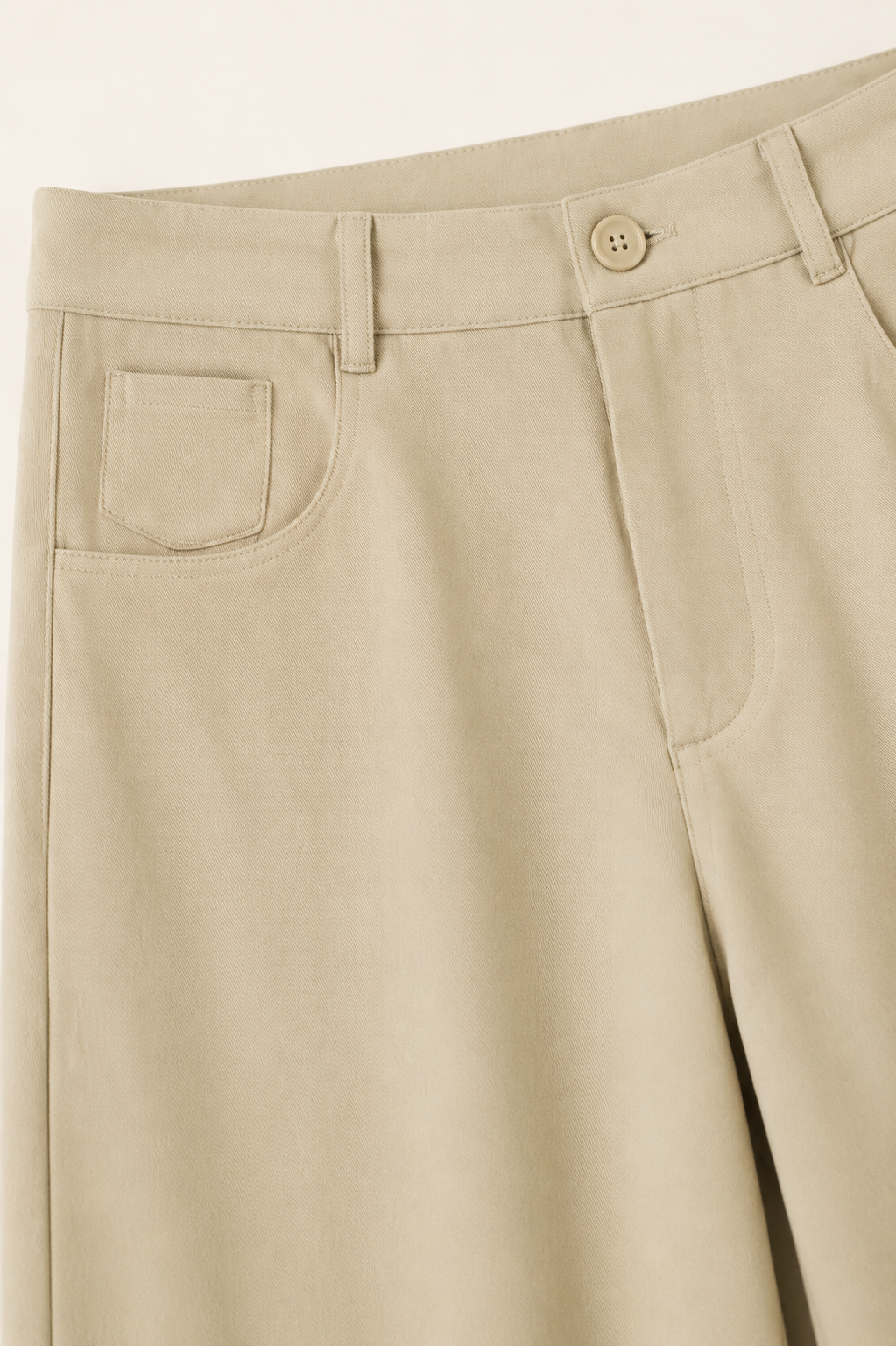Women’s TELLS Tencel Wide-Leg Khaki Trousers