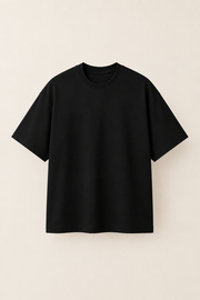 Men’s TELLS Heavyweight Black Oversized T-Shirt