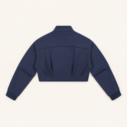 Women’s TELLS Cropped Navy Jacket