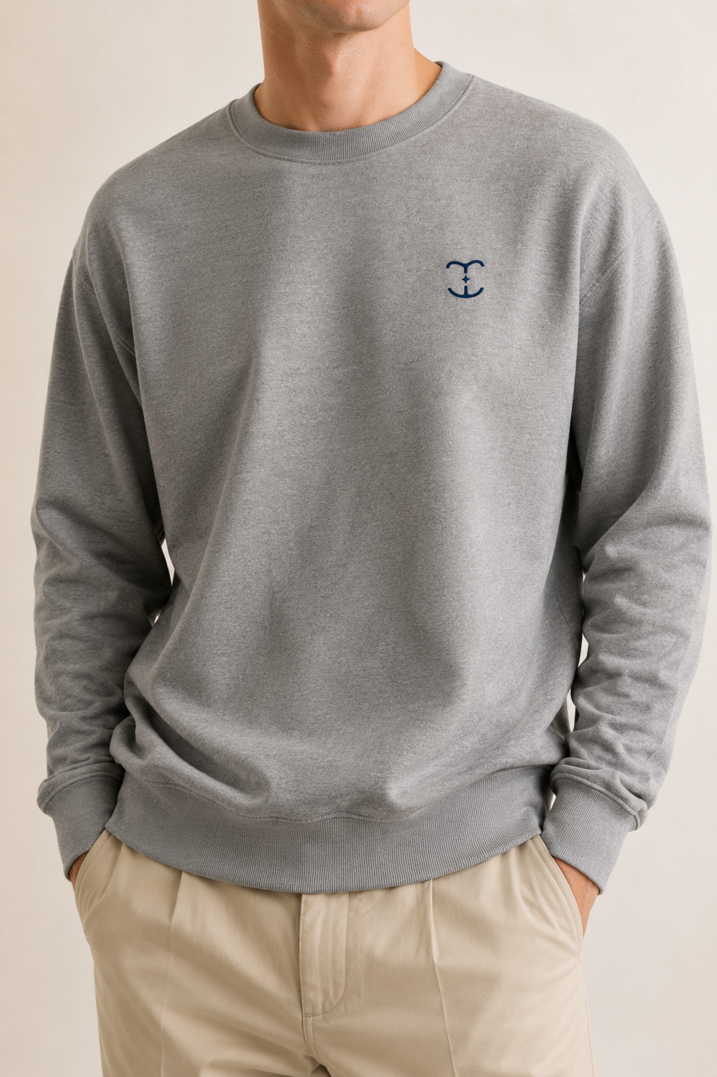 TELLS Signature Mark Gray Sweatshirt