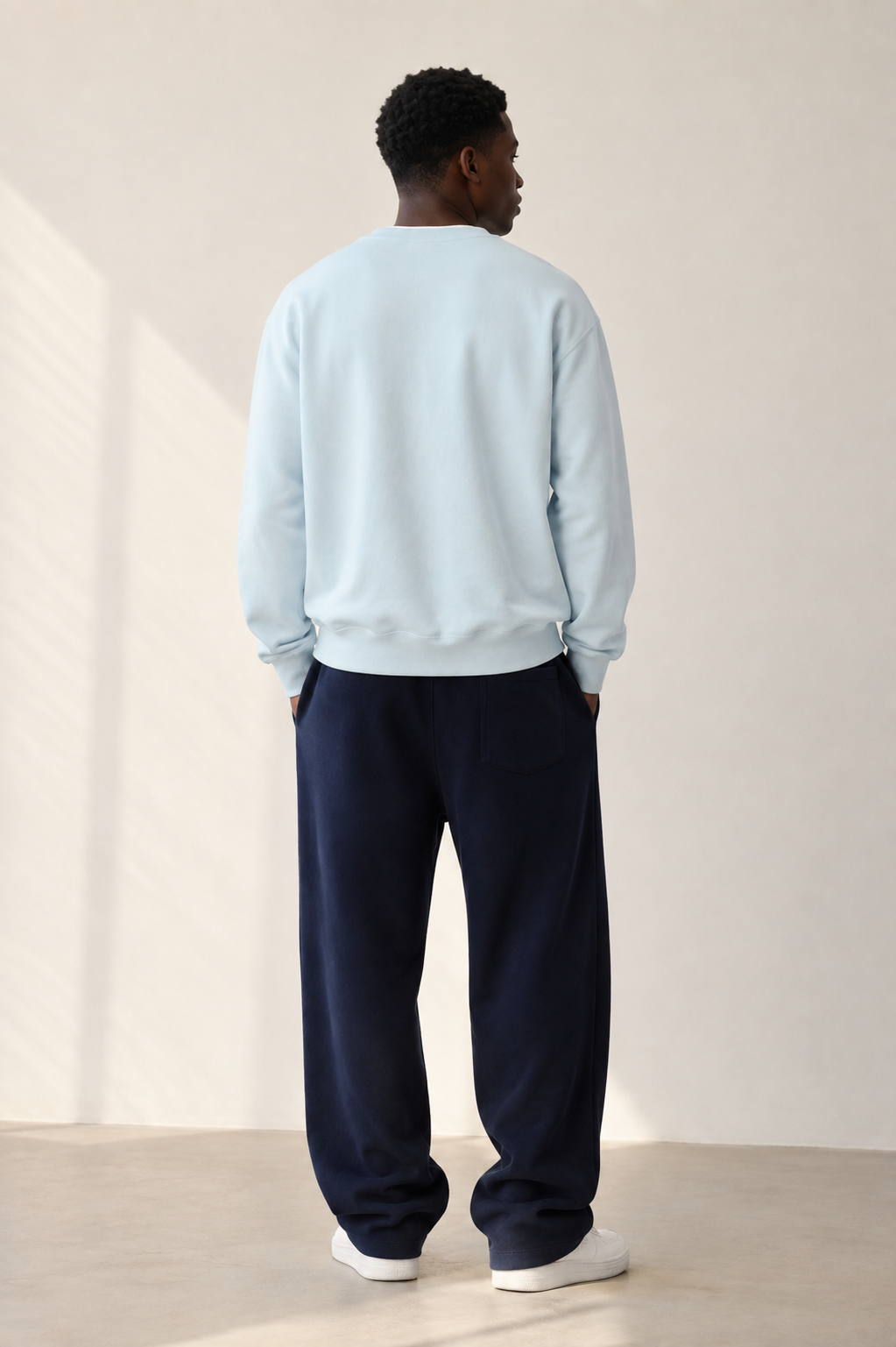 TELLS Signature Mark Baby Blue Sweatshirt