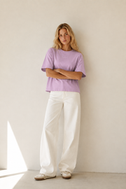 Women’s TELLS Signature Pink Boxy Tee