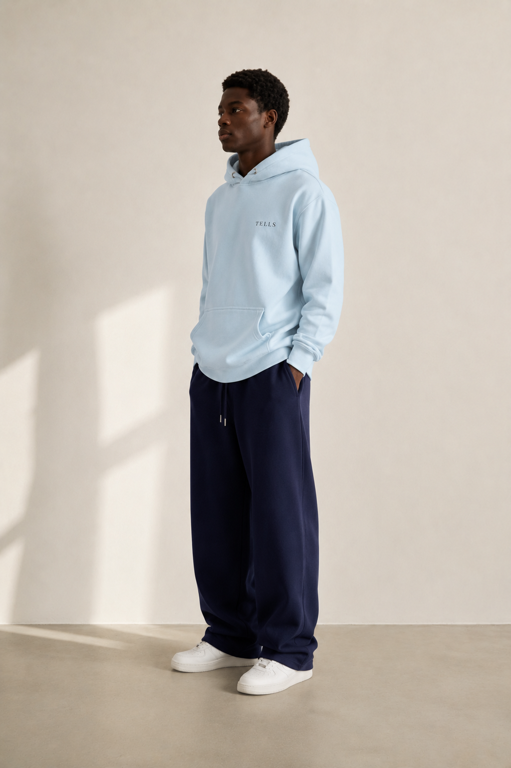 TELLS Premium Pullover Baby Blue Hoodie