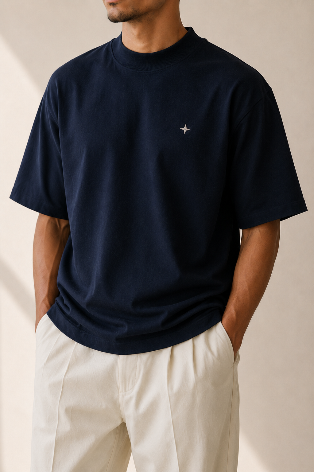 TELLS Signature Oversized Navy T-Shirt