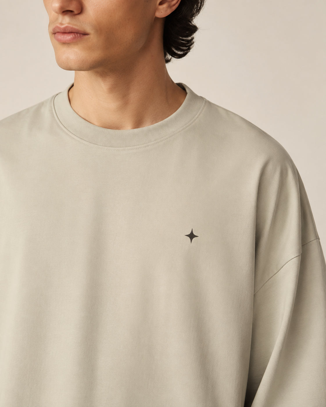 Dune Long Sleeve T-Shirt in Sand Color