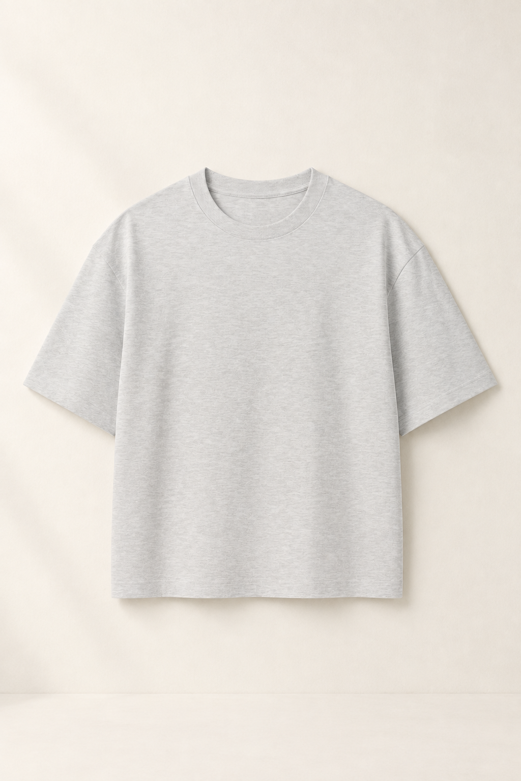 Women’s TELLS Classic Light Gray Boxy Tee