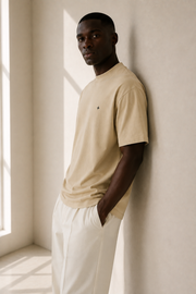TELLS Signature Oversized Beige T-Shirt