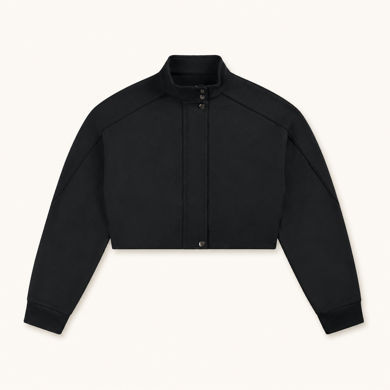 Women’s TELLS Cropped Black Jacket