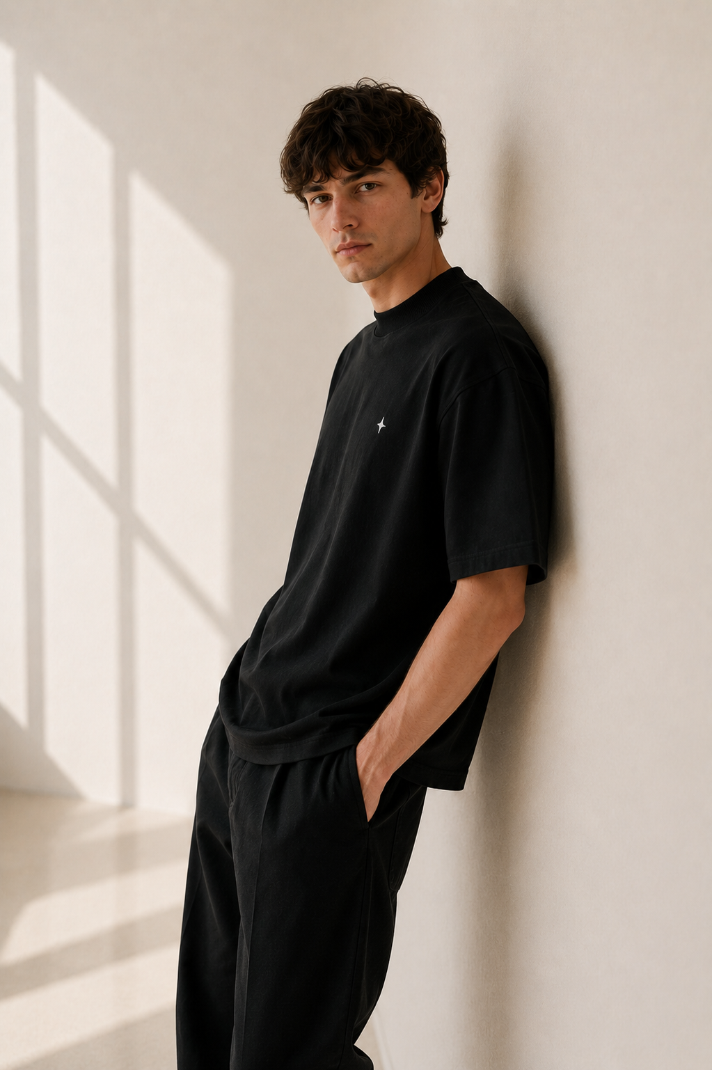 TELLS Signature Oversized Black T-Shirt