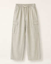 Men’s TELLS Straight-Leg Beige Cargo Pants