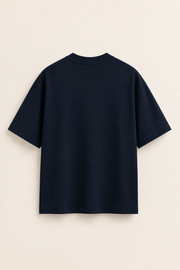 Men’s TELLS Heavyweight Navy Oversized T-Shirt