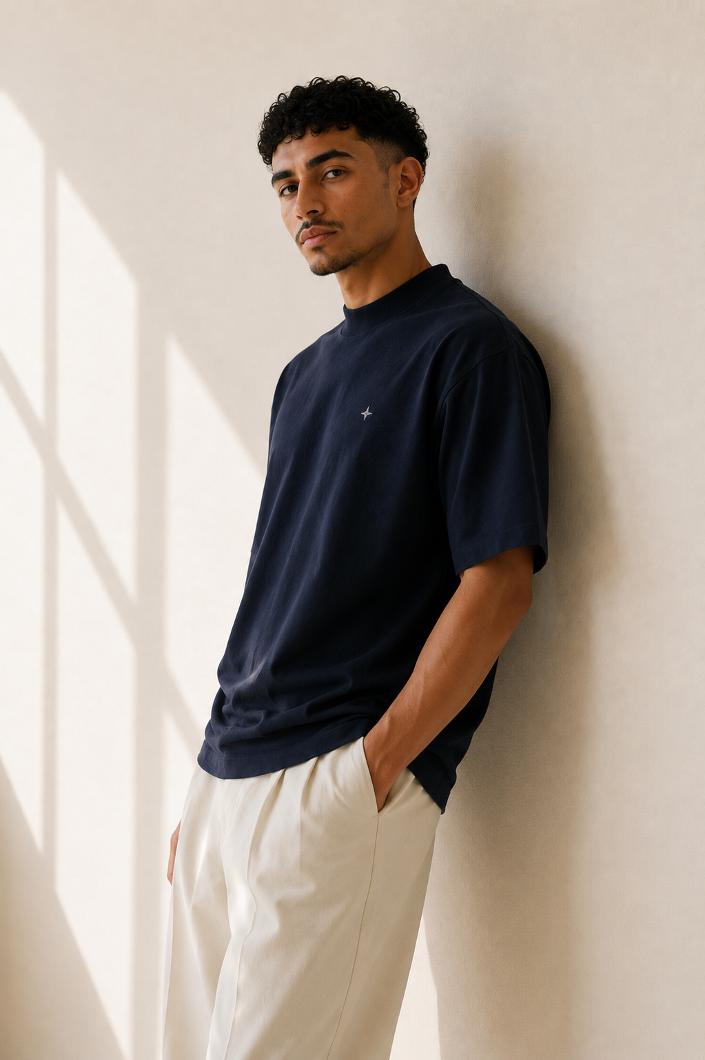 TELLS Signature Oversized Navy T-Shirt
