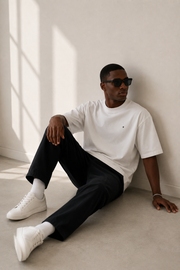 TELLS Signature Oversized White T-Shirt