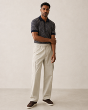 Men’s TELLS Straight-Leg Beige Cargo Pants