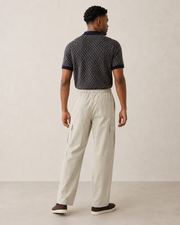 Men’s TELLS Straight-Leg Beige Cargo Pants