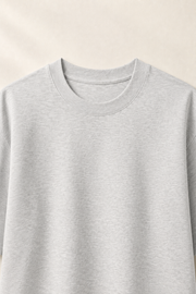Women’s TELLS Classic Light Gray Boxy Tee