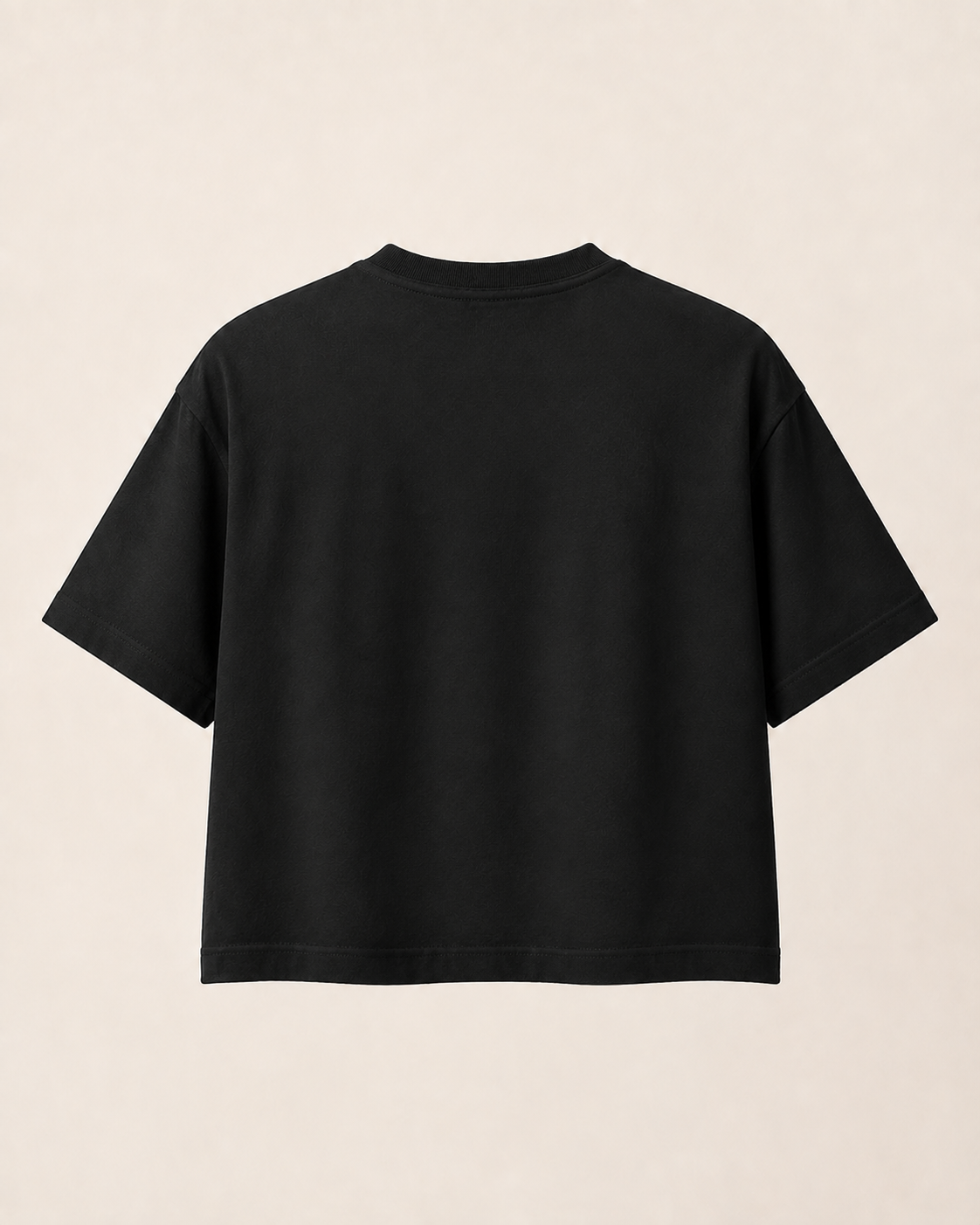 Women’s TELLS Signature Black Boxy Tee