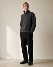 Men's Signature Quarter-Zip Dark Gray Sweatshirt