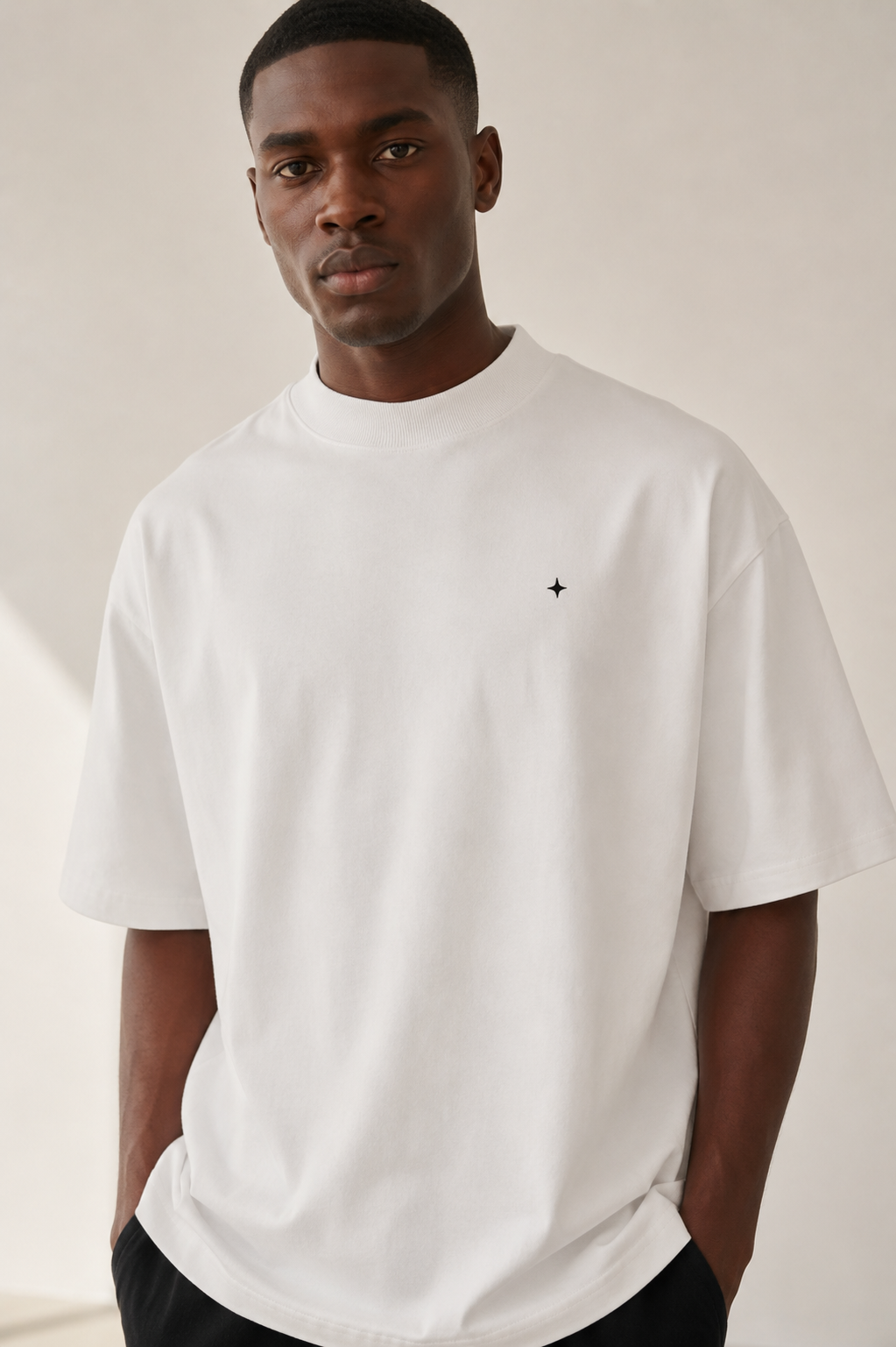 TELLS Signature Oversized White T-Shirt
