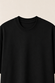 Men’s TELLS Heavyweight Black Oversized T-Shirt