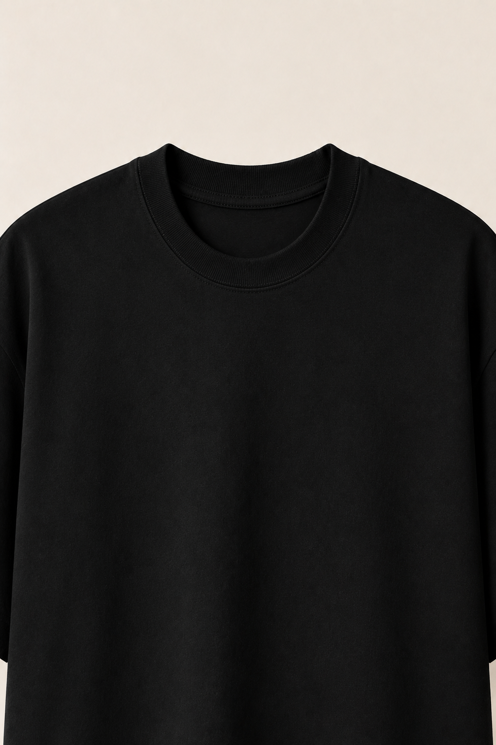 Men’s TELLS Heavyweight Black Oversized T-Shirt